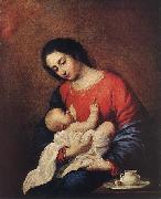 Francisco de Zurbaran Madonna with Child oil painting artist